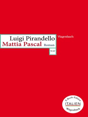 cover image of Mattia Pascal